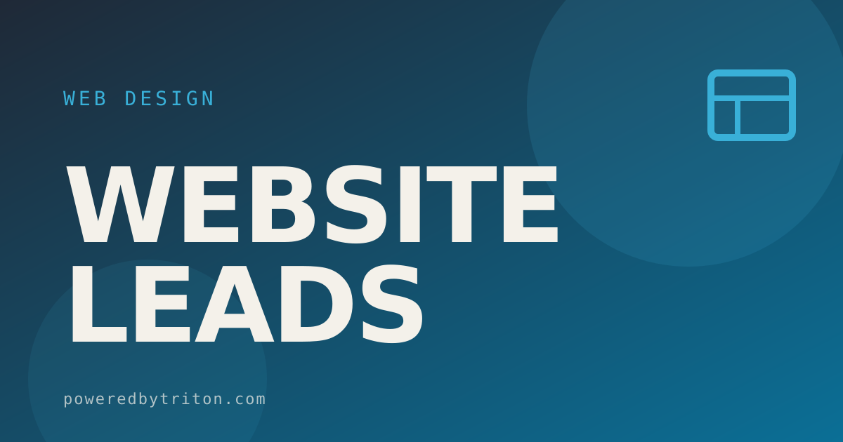 Website Leads — Web Design