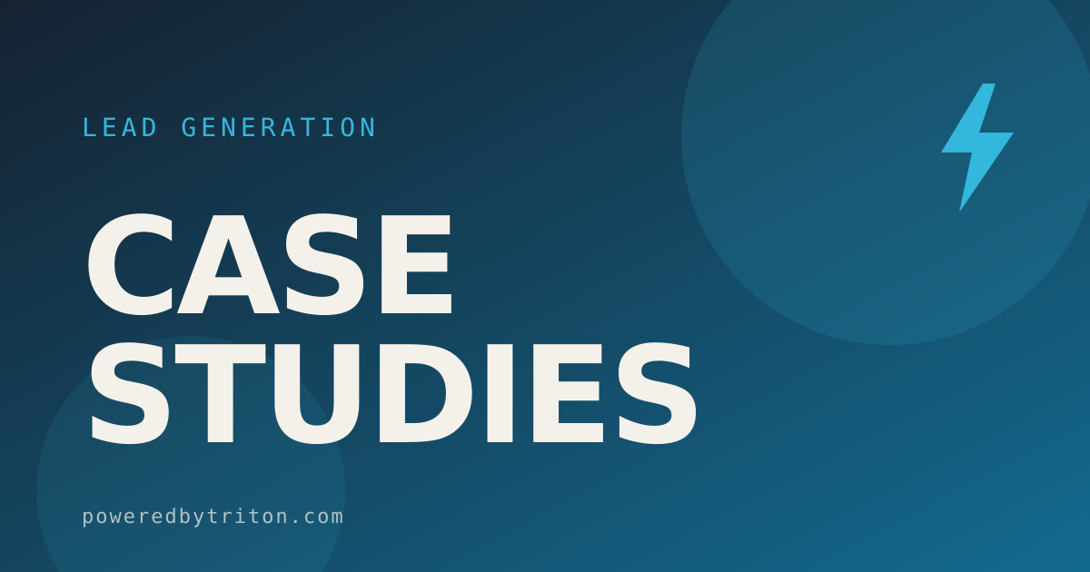 Case Studies — Lead Generation