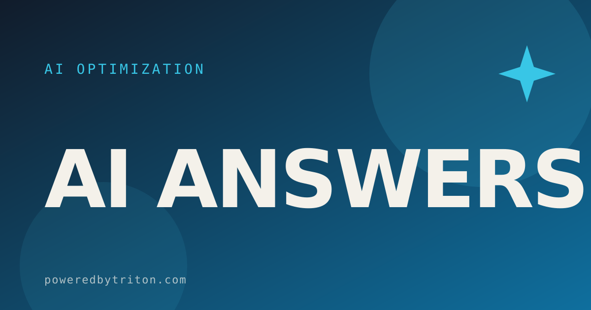 AI Answers — AI Optimization