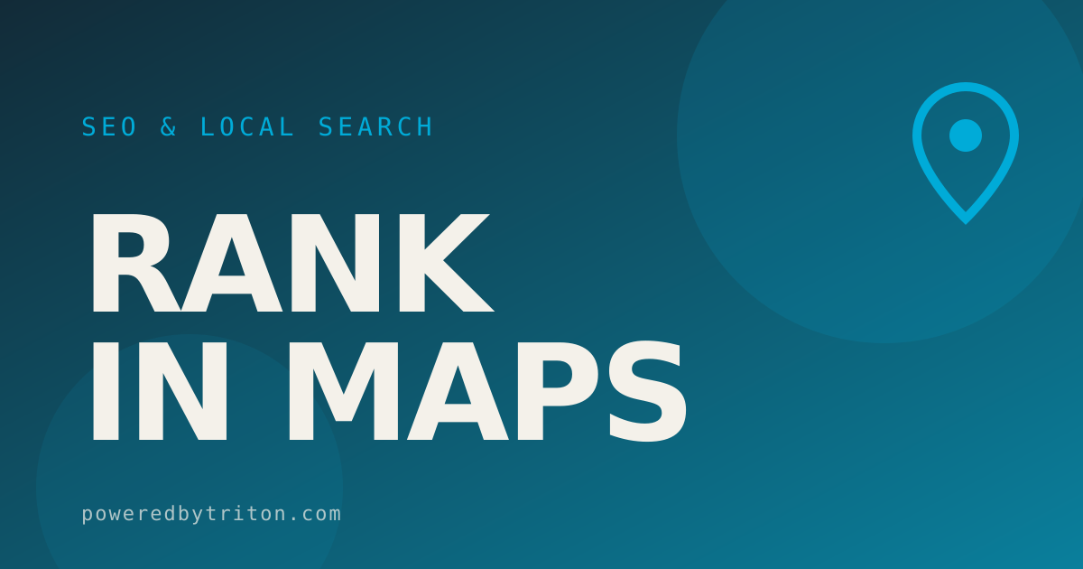 Rank in Maps — SEO & Local Search