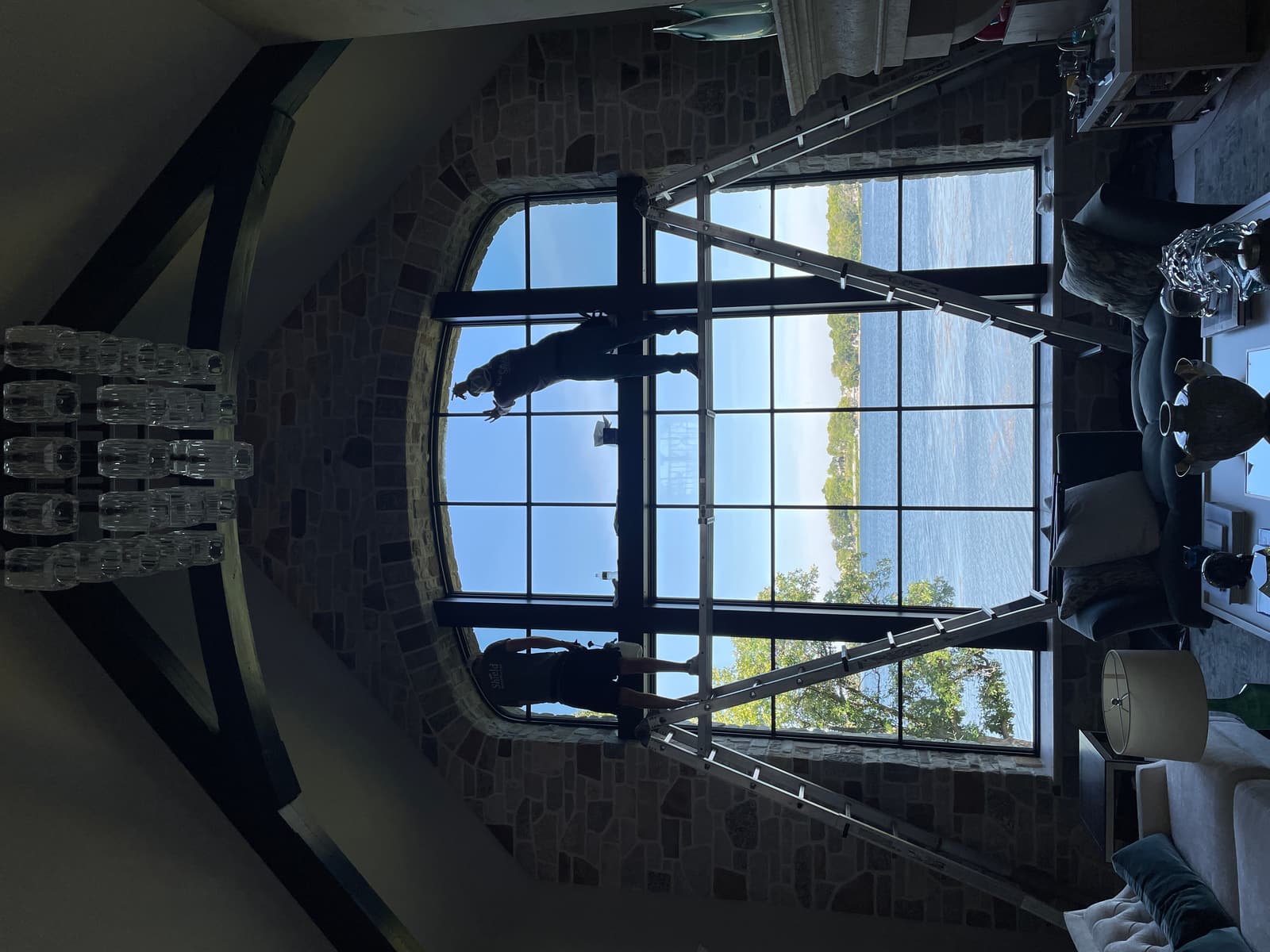 Residential window tinting company installing residential window tint on home in Minnetonka, MN